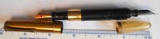 Vintage HTF Imperial Double Nib Fountain Pen Gold Plated Writes From Both Ends picture