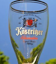 KOSTRITZER SCHWARZBIER DAS ORIGINAL .3 LTR GERMAN BEER GLASS picture