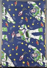 Vtg 90s Twin Disney Toy Story Reversible Buzz Lightyear Woody Comforter Blanket. picture
