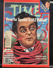 Time Magazine Cover Page How To Spend $182 Billion Joseph Califano June 12 1978 picture