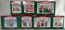 Hallmark Merry Minatures 1996-98 HERSHEY KISS & CHRISTMAS Themed lot set of 7 picture