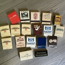VTG Matchbooks & Boxes w/Matches Lot of 18 RandomPulled Assorted Advertising picture