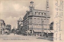 1906 Stores Main Ave. & Washington Place Passaic NJ post card picture