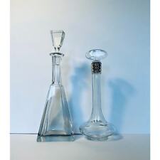 Set of 2 Antique Perfume Bottles, Glass Bottles, Glass Perfume Bottle picture