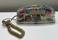 Vintage Conair Transparent Phone Retro 80s 90s Clear Model SW205 picture