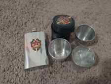KGB USSR Flask and Shot Glasses with Leather Case picture
