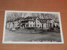 HALSTEAD KANSAS - 1926-1940'S REAL-PHOTO POSTCARD - HOSPITAL - HARVEY COUNTY picture