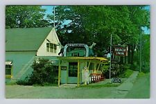 Lincolnville Beach ME-Maine, Beach Inn Restaurant, Antique, Vintage Postcard picture