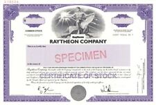Raytheon Co. - 2005 dated Extremely Rare Specimen Stock Certificate - U.S. Defen picture