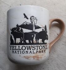 YELLOWSTONE NATIONAL PARK Cup  ELK BISON OLD FAITHFUL  picture