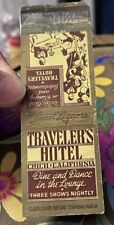 Matchbook Cover Traveler’s Hotel Chico California picture