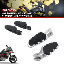 Motorcycle Front Footrest Foot Rests For Ducati 821 1260 1200 Footpegs Pedals picture