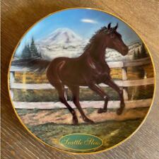 DANBURY MINT Champion Thoroughbreds Collectible Horse Plate 