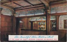 Blue Ribbon Hall, Pabst Brewing Company Milwaukee, Wisconsin WI Postcard 7067c4 picture