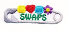 Girl Boy Cub SWAPS Banner SWAP Pin Patches Crests Badges SCOUTS GUIDE swapping picture