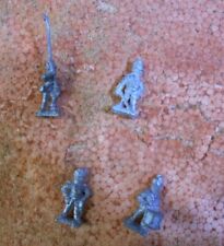 Lot: 4 British Napoleonic Command; 15mm Military Miniatures, Vintage Wargame picture