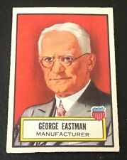 1952 Topps Look 'N See Trading Card #25 George Eastman  EX picture