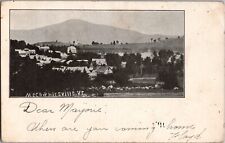 MECHANICSVILLE VERMONT VT Early Town Scene c1908 RUTLAND COUNTY Postcard picture