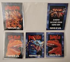 Toys R US Primal Rage Promo Trading Cards Lot Of 5 picture