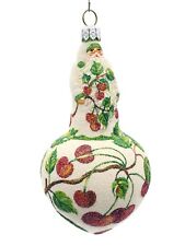 Patricia Breen Spearman Santa Cherries Christmas Spring Holiday Tree Ornament picture
