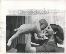 1968 Press Photo Mrs. Susan Epperson, a teacher, plays with her young son Mark picture