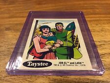 1978 DC Comics Sticker Taystee # 7 Jor-El & Lara  MINT/NEAR MINT picture