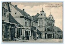 1908 Tuckums Latvia Russia Latweeschu Beedribas House Antique Posted Postcard picture