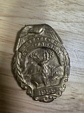 Vintage Hartford Fire Insurance 1955 Junior Fire Marshal Badge picture