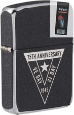 Zippo 49264 75th Anniversary WWII Victory 1941 Replica Lighter + FLINT PACK picture