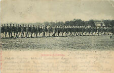 1900 Postcard Hungarian Infantry Marching at Parade Budapest picture