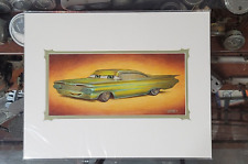 RARE Keith WEESNER Pixar CARS Movie RAMONE Print 1959 Impala DisneyLand parks ed picture