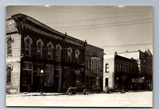 C.1943 RPPC REED CITY MI, MOVIE ABBOTT COSTELLO, COCA COLA BROWN'S Postcard PS picture