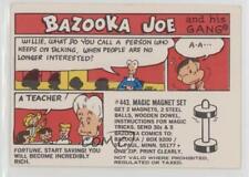 1960s Topps Bazooka Joe Comic Cards Willie what do you call a person who t6r picture
