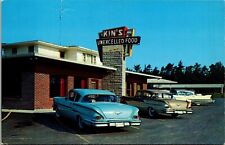 Postcard Chatsworth Georgia - Kin's Restaurant - Highway 411 at Chief Vann Motel picture