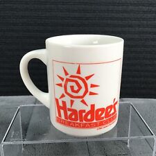 Coffee Cocoa Mug Cup HARDEE Breakfast Club 1993 Hardee Food Systems 3 3/4