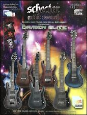 Schecter Damien Elite FR Series Elite-7 Elite-8 Solo guitar advertisement ad picture
