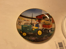 Little Farmhands Plate “Pitching In”  Donald Zolan Danbury Mint 8.25”, picture