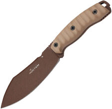 Hydra Knives Noctem Tan G10 Bohler K110 Fixed Blade Knife w/ Kydex Sheath S08 picture