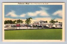Fort Pierce FL-Florida, Palomino Motel, Advertising, Vintage Souvenir Postcard picture