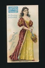 1880's N311 Mayo Cut Plug SHAKESPEARE CHARACTERS -Desdemona (Othello) picture