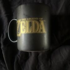 Legend of Zelda Collectors Edition Gold Hyrule Crest Black Coffee Mug Nintendo picture