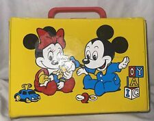 Mickey Mouse Disney Cassette Tape Case 1985 Vintage 44 Forty Four Amhem Plastic picture