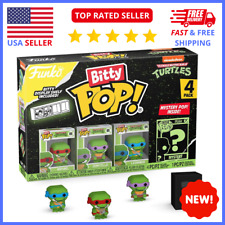 Funko Bitty Pop Teenage Mutant Ninja Turtles Mini Collectible Toys 4-Pack picture