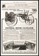 1915 UNIVERSAL TRACTOR MOTOR CULTIVATOR Farm Machine Columbus OH Vtg PRINT AD picture
