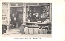 c.1905 Chinese Grocery Store San Francisco CA post card picture