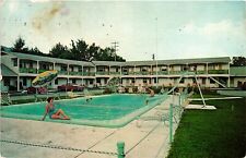 Mount Madison Motel Gorham New Hampshire Vintage Postcard c1950 Pool Scene picture