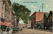 Vintage 1910s AUBURN, Maine Postcard 