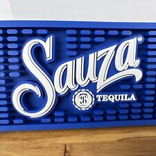 Sauza Blue Tequila Agave Man Cave Spill Rail Bar Drip Rubber Mat Liquor 23 x 3.5 picture