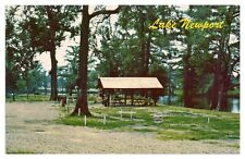 Vintage Newport Lake Tourist Park Postcard Newport Arkansas Unused Chrome picture