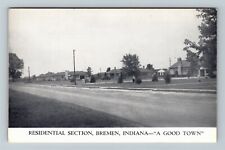 Bremen, IN-Indiana, Residential Area, New Homes, Vintage Postcard picture
